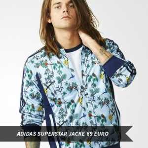 Adidas Superstar Jacke geblümt